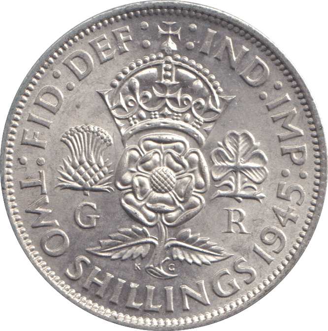 1945 FLORIN ( UNC ) - FLORIN - Cambridgeshire Coins