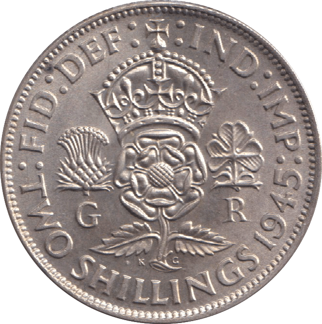 1945 FLORIN ( UNC ) - FLORIN - Cambridgeshire Coins