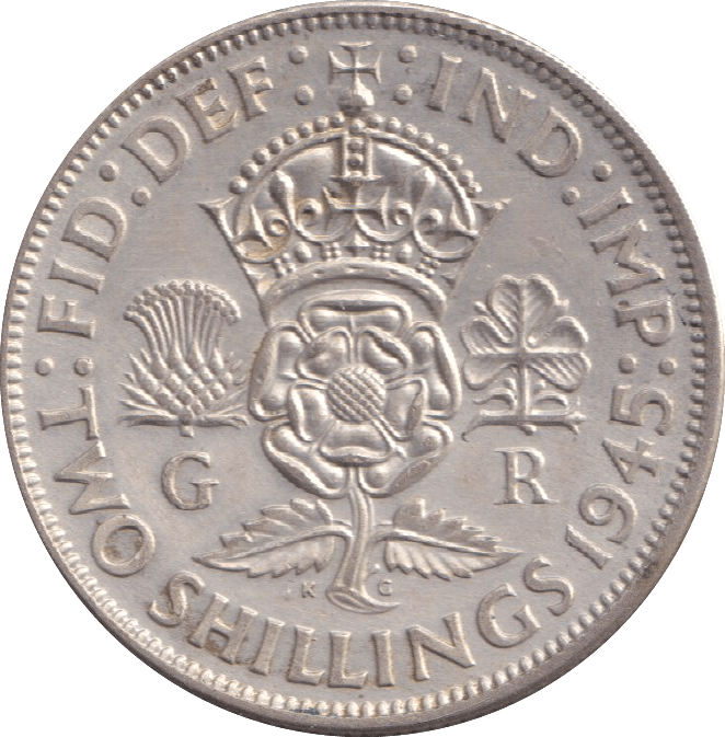 1945 FLORIN ( UNC ) - FLORIN - Cambridgeshire Coins
