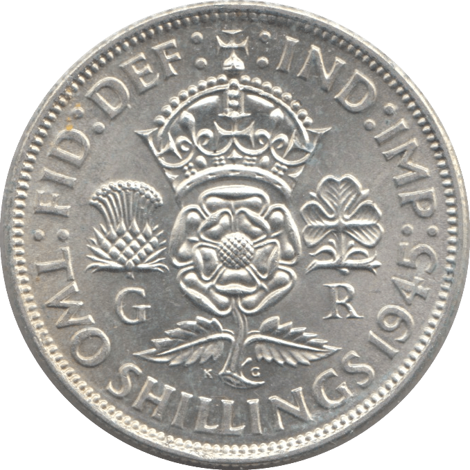 1945 FLORIN ( UNC ) - FLORIN - Cambridgeshire Coins