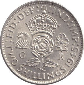 1945 FLORIN ( UNC ) - FLORIN - Cambridgeshire Coins