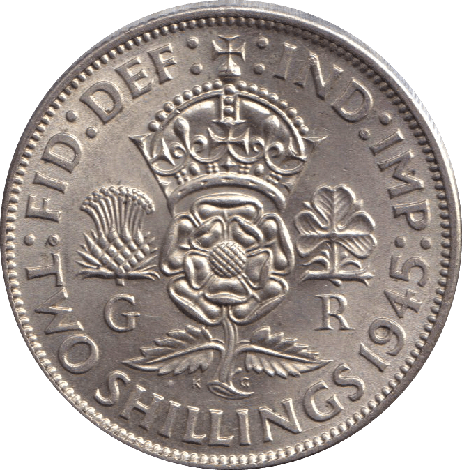1945 FLORIN ( UNC ) - FLORIN - Cambridgeshire Coins
