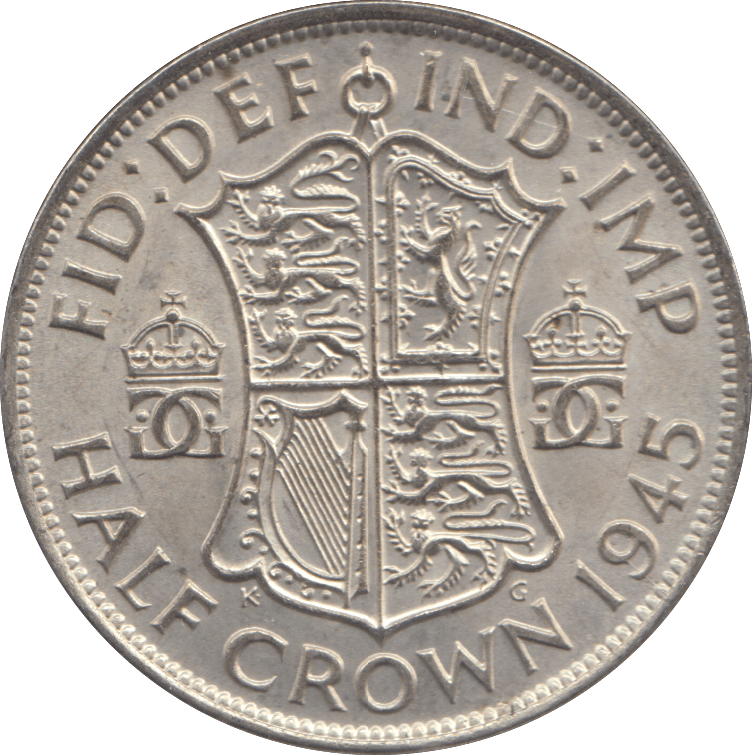 1945 HALFCROWN ( AUNC ) - HALFCROWN - Cambridgeshire Coins