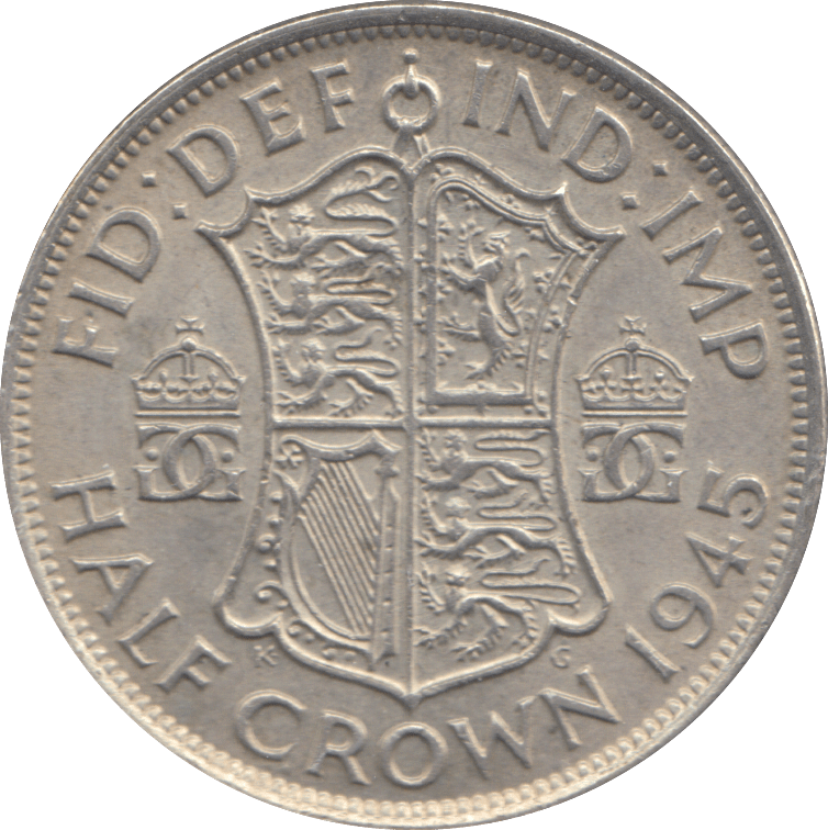 1945 HALFCROWN ( AUNC ) - HALFCROWN - Cambridgeshire Coins