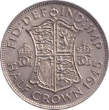 1945 HALFCROWN ( AUNC ) - Halfcrown - Cambridgeshire Coins