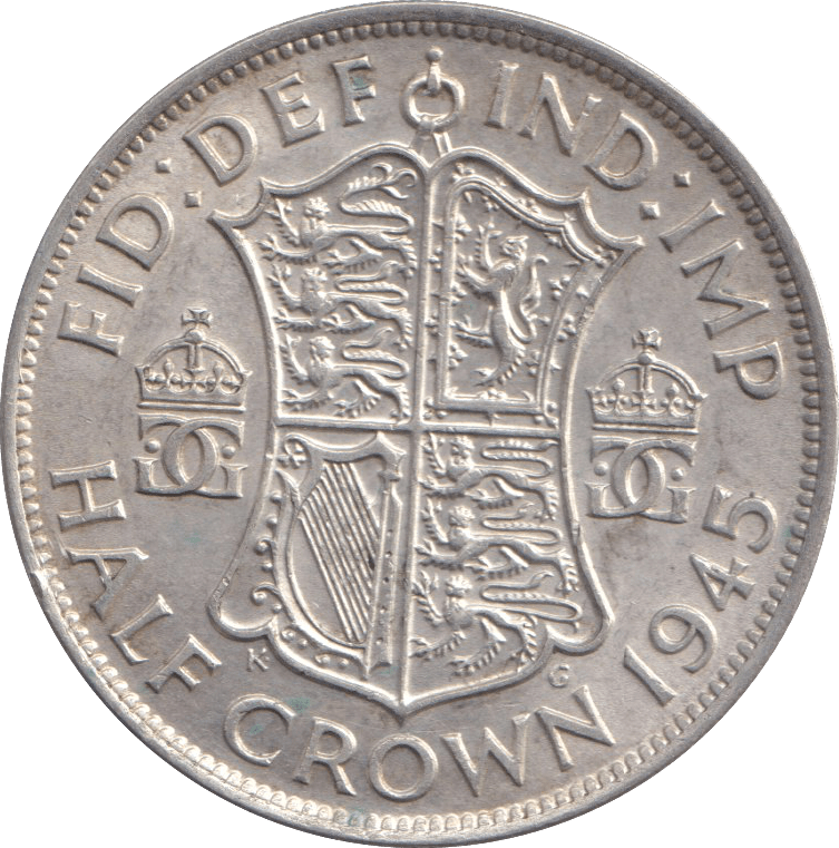 1945 HALFCROWN ( AUNC ) - HALFCROWN - Cambridgeshire Coins