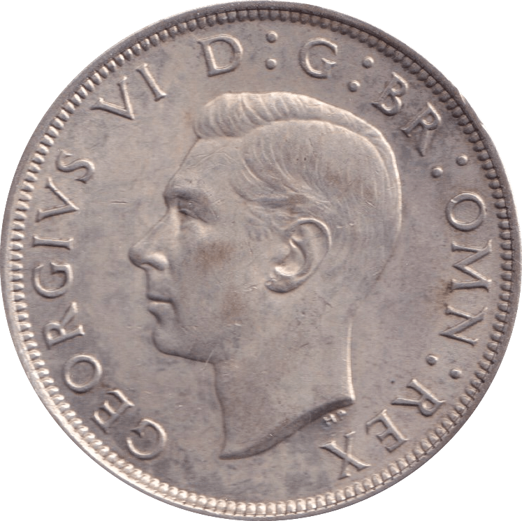 1945 HALFCROWN ( AUNC ) - Halfcrown - Cambridgeshire Coins