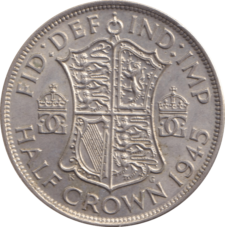 1945 HALFCROWN ( AUNC ) - HALFCROWN - Cambridgeshire Coins