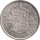 1945 HALFCROWN ( AUNC ) - WORLD COINS - Cambridgeshire Coins