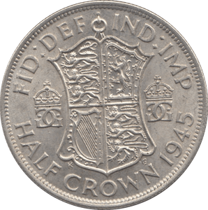 1945 HALFCROWN ( EF ) - HALFCROWN - Cambridgeshire Coins