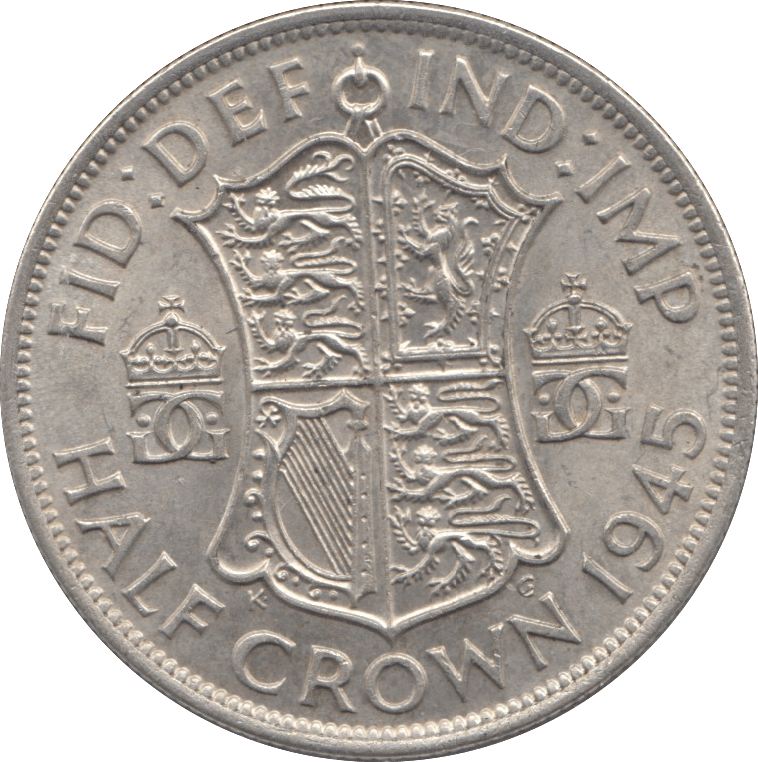 1945 HALFCROWN ( EF ) - HALFCROWN - Cambridgeshire Coins
