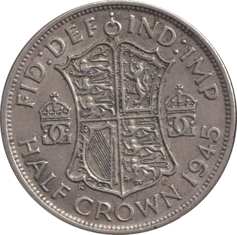 1945 HALFCROWN ( GVF ) - HALFCROWN - Cambridgeshire Coins