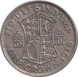 1945 HALFCROWN ( GVF ) - HALFCROWN - Cambridgeshire Coins
