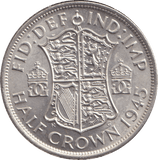 1945 HALFCROWN ( UNC ) 2 - HALFCROWN - Cambridgeshire Coins