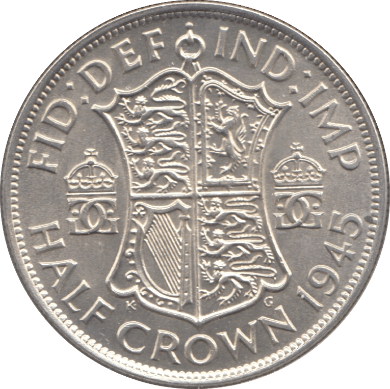 1945 HALFCROWN ( UNC ) - Halfcrown - Cambridgeshire Coins