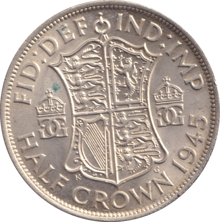 1945 HALFCROWN ( UNC ) - HALFCROWN - Cambridgeshire Coins