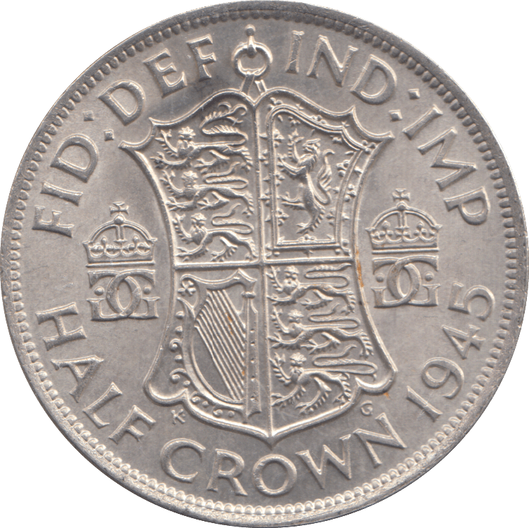1945 HALFCROWN ( UNC ) - HALFCROWN - Cambridgeshire Coins