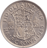 1945 HALFCROWN ( UNC ) - HALFCROWN - Cambridgeshire Coins