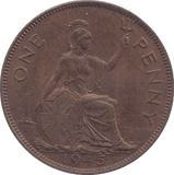 1945 PENNY ( AUNC ) - PENNY - Cambridgeshire Coins