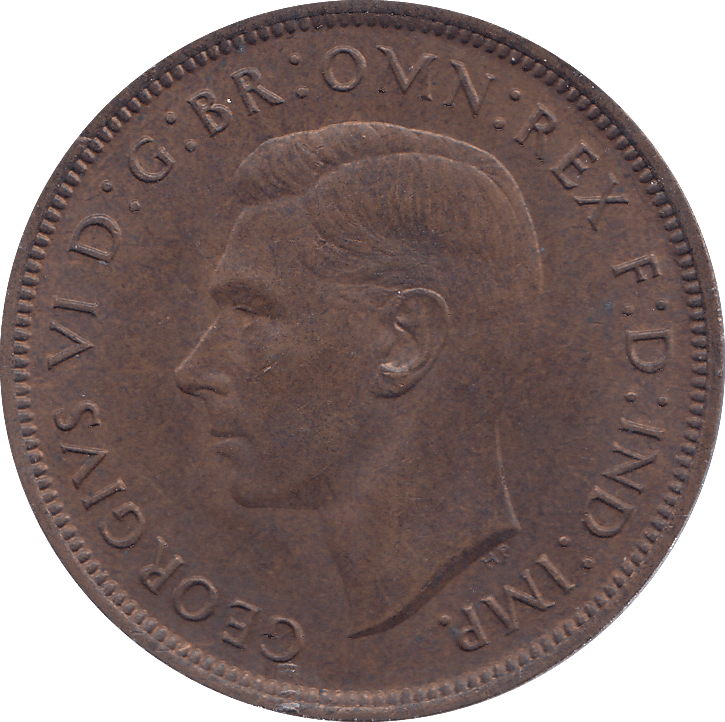 1945 PENNY ( AUNC ) - PENNY - Cambridgeshire Coins