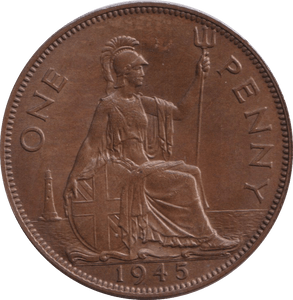 1945 PENNY ( EF ) - PENNY - Cambridgeshire Coins