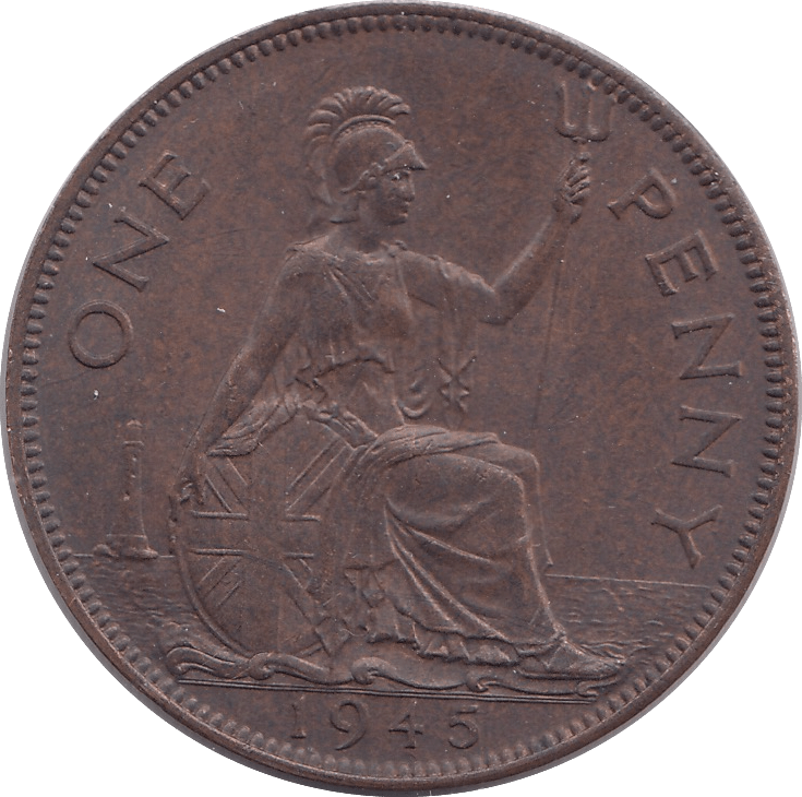 1945 PENNY ( UNC ) - PENNY - Cambridgeshire Coins