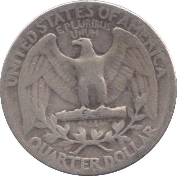 1945 QUARTER DOLLAR USA - WORLD COINS - Cambridgeshire Coins
