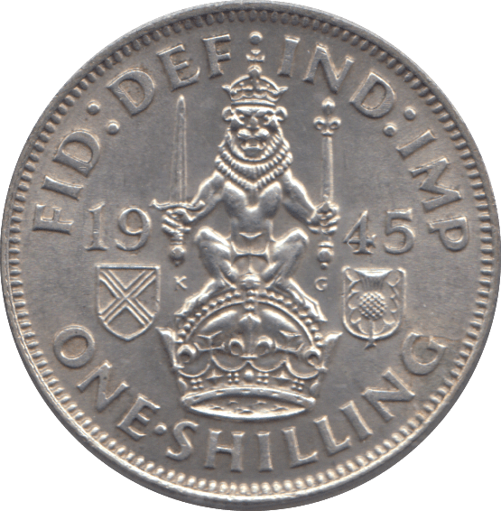 1945 SCOTTISH SHILLING ( EF ) - SHILLING - Cambridgeshire Coins