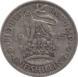 1945 SHILLING ( EF ) ENGLAND - Shilling - Cambridgeshire Coins