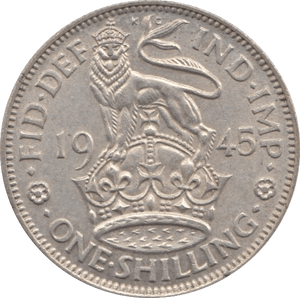 1945 SHILLING ( EF ) - SHILLING - Cambridgeshire Coins