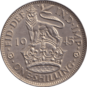 1945 SHILLING ( EF ) - SHILLING - Cambridgeshire Coins