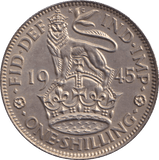 1945 SHILLING ( EF ) - SHILLING - Cambridgeshire Coins