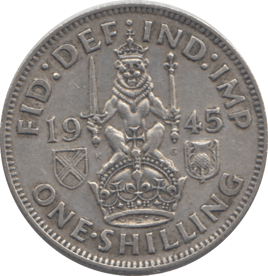 1945 SHILLING ( EF ) - SHILLING - Cambridgeshire Coins
