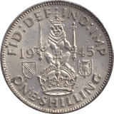 1945 SHILLING ( EF ) - SHILLING - Cambridgeshire Coins
