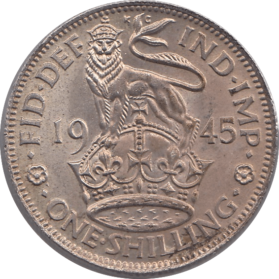 1945 SHILLING ( UNC ) ENGLAND - Shilling - Cambridgeshire Coins