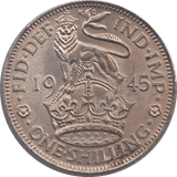 1945 SHILLING ( UNC ) ENGLAND - Shilling - Cambridgeshire Coins