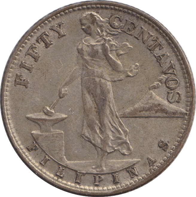 1945 SILVER 50 CENTS - WORLD COINS - Cambridgeshire Coins