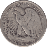 1945 SILVER HALF DOLLAR USA - SILVER WORLD COINS - Cambridgeshire Coins