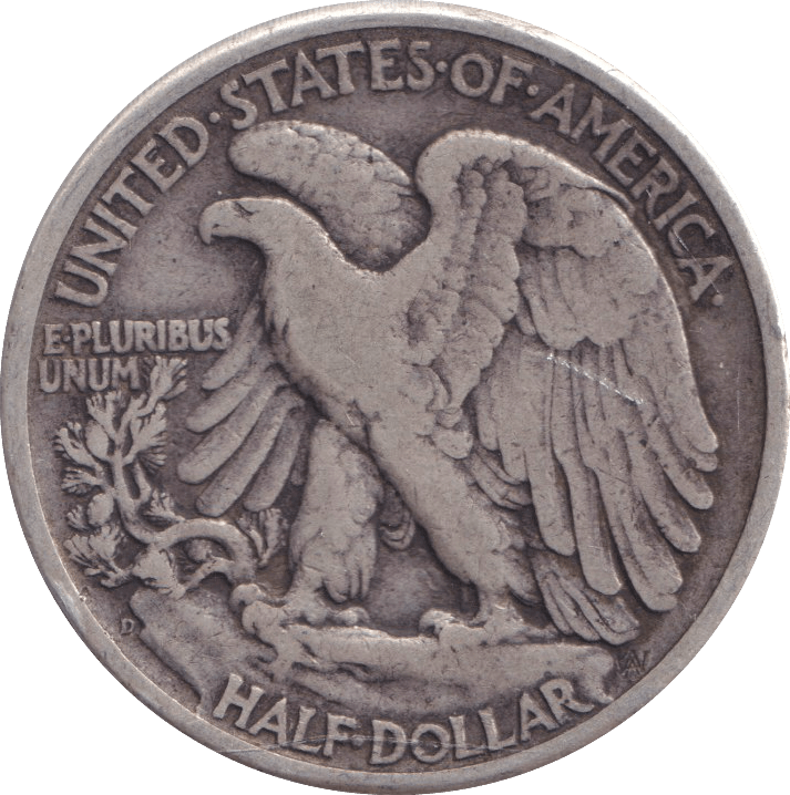 1945 SILVER HALF DOLLAR USA - SILVER WORLD COINS - Cambridgeshire Coins