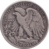 1945 SILVER HALF DOLLAR USA - SILVER WORLD COINS - Cambridgeshire Coins