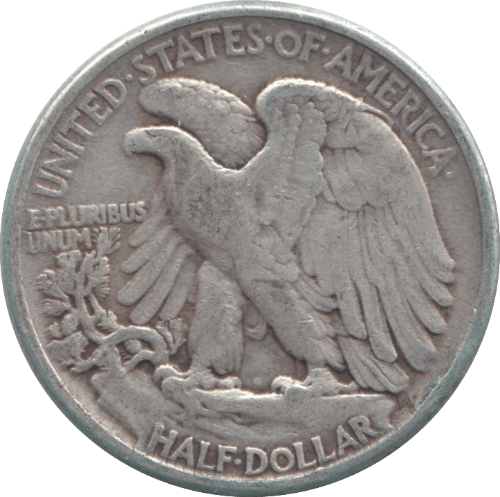 1945 SILVER HALF DOLLAR USA - SILVER WORLD COINS - Cambridgeshire Coins
