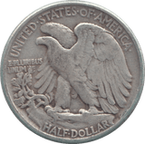 1945 SILVER HALF DOLLAR USA - SILVER WORLD COINS - Cambridgeshire Coins