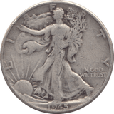 1945 SILVER HALF DOLLAR USA - SILVER WORLD COINS - Cambridgeshire Coins