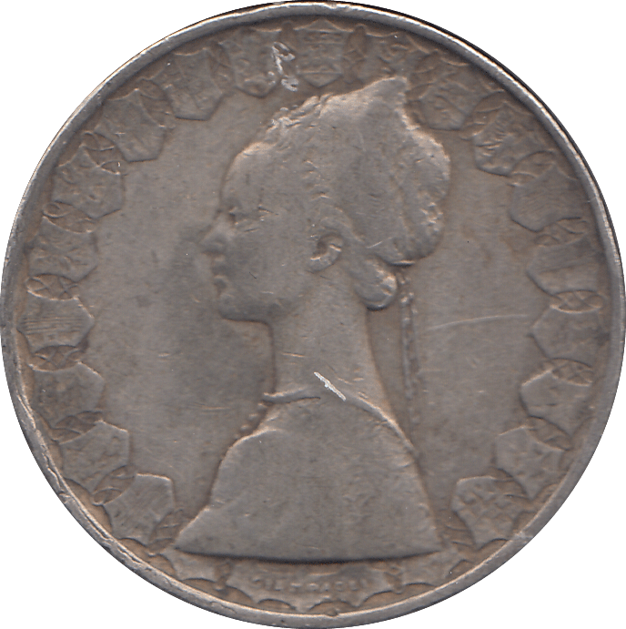 1945 SILVER ITALY 500 LIRE - SILVER WORLD COINS - Cambridgeshire Coins