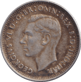 1945 SILVER SIXPENCE AUSTRALIA - SILVER WORLD COINS - Cambridgeshire Coins