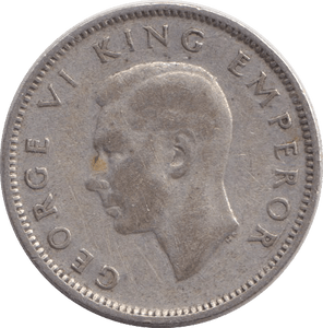 1945 SILVER SIXPENCE NEW ZEALAND - SILVER WORLD COINS - Cambridgeshire Coins