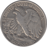 1945 SILVER USA HALF DOLLAR - SILVER WORLD COINS - Cambridgeshire Coins