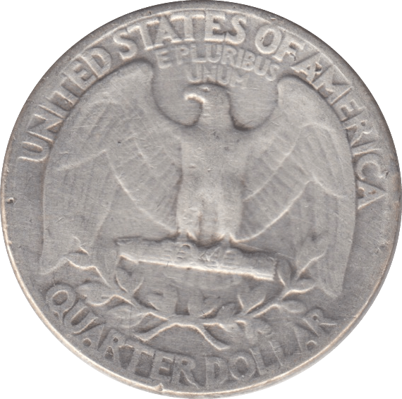 1945 SILVER USA QUARTER - SILVER WORLD COINS - Cambridgeshire Coins