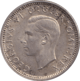 1945 SIXPENCE ( AUNC ) - SIXPENCE - Cambridgeshire Coins