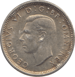 1945 SIXPENCE ( EF ) - SIXPENCE - Cambridgeshire Coins